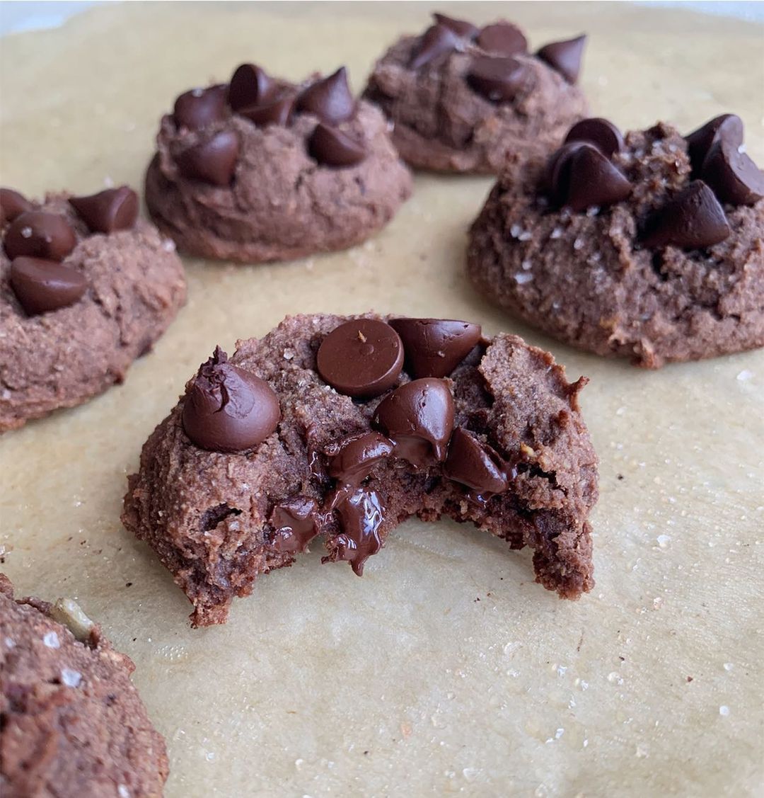 Double Chocolate Tahini Cookies