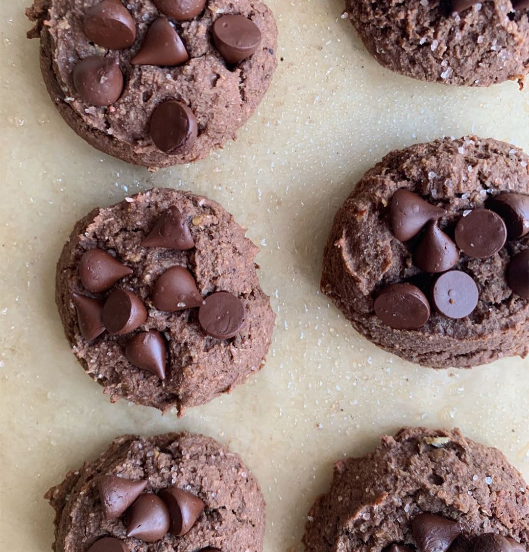 Double Chocolate Tahini Cookies