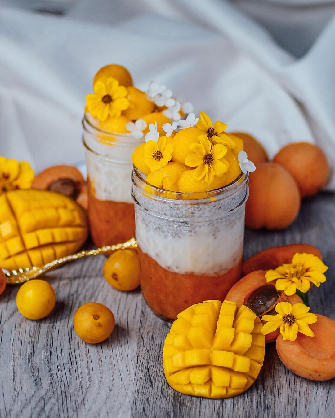 Apricot Mango Breakfast Parfait