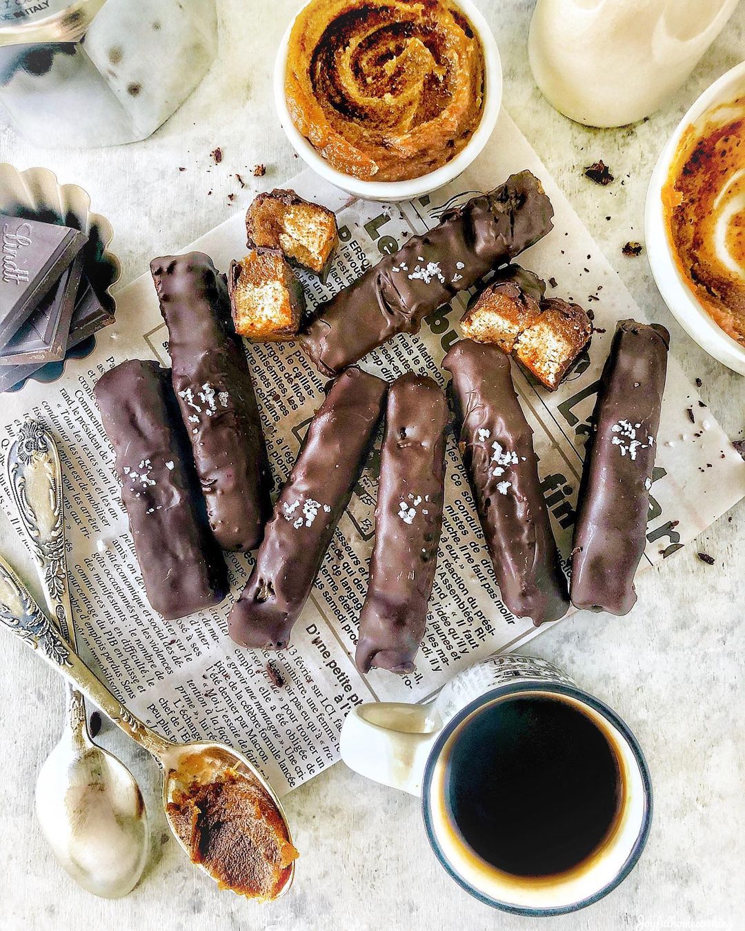 Healthy Homemade Twix Bars