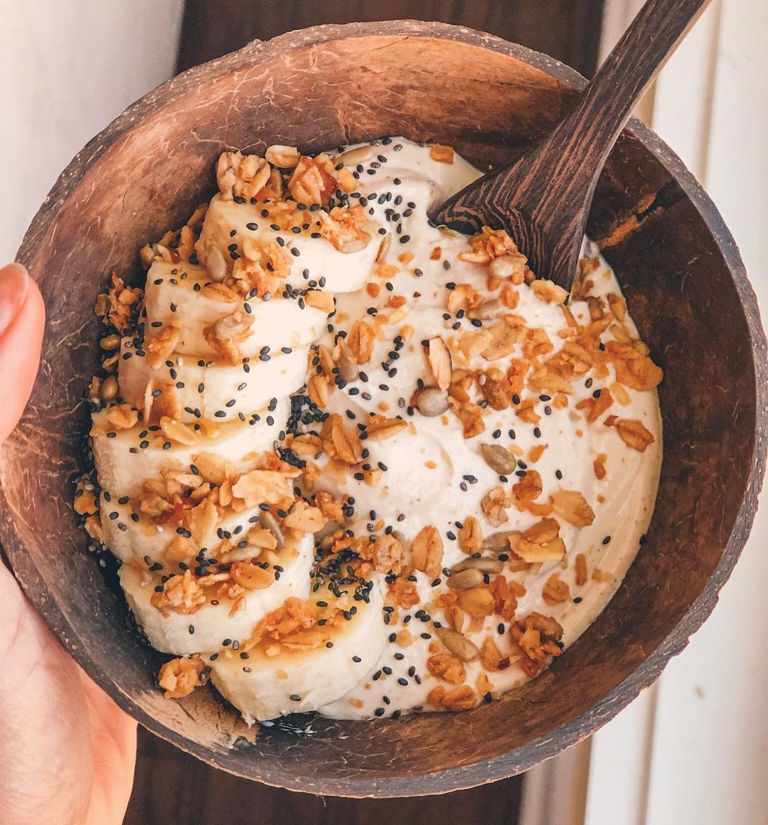 Almond Butter Greek Yogurt Bowl