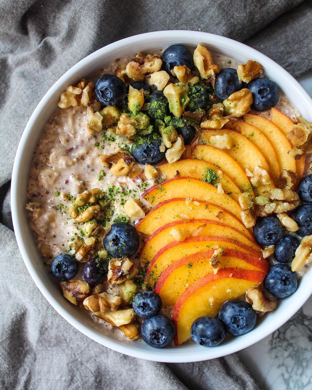Ginger Peach Overnight Oats