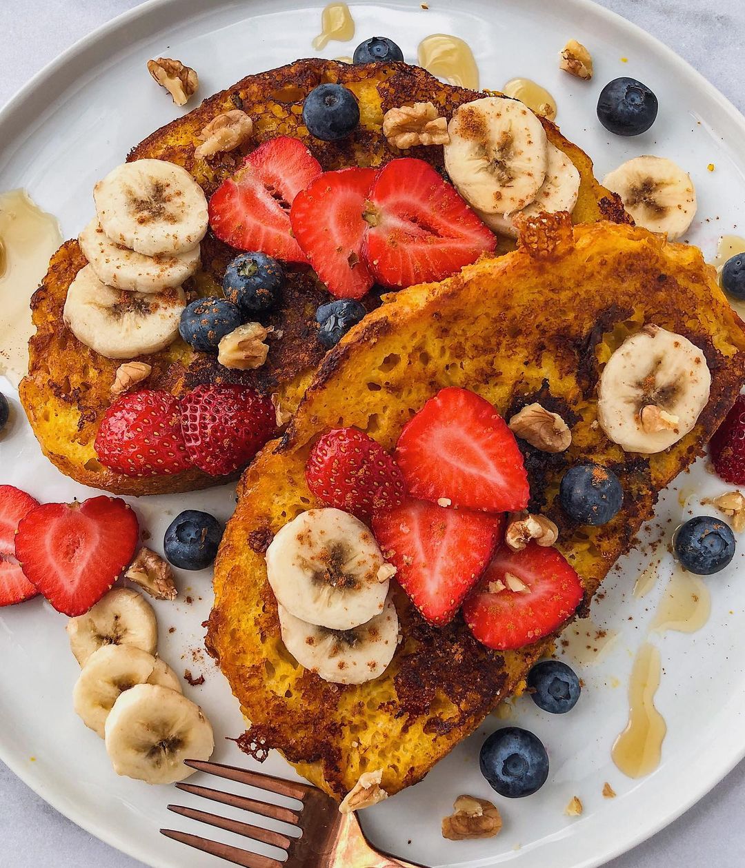 Fluffy and Chewy Sourdough French Toast