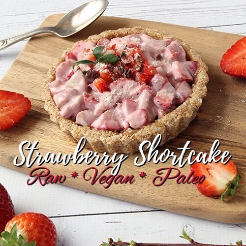 Raw Vegan Strawberry Shortcake