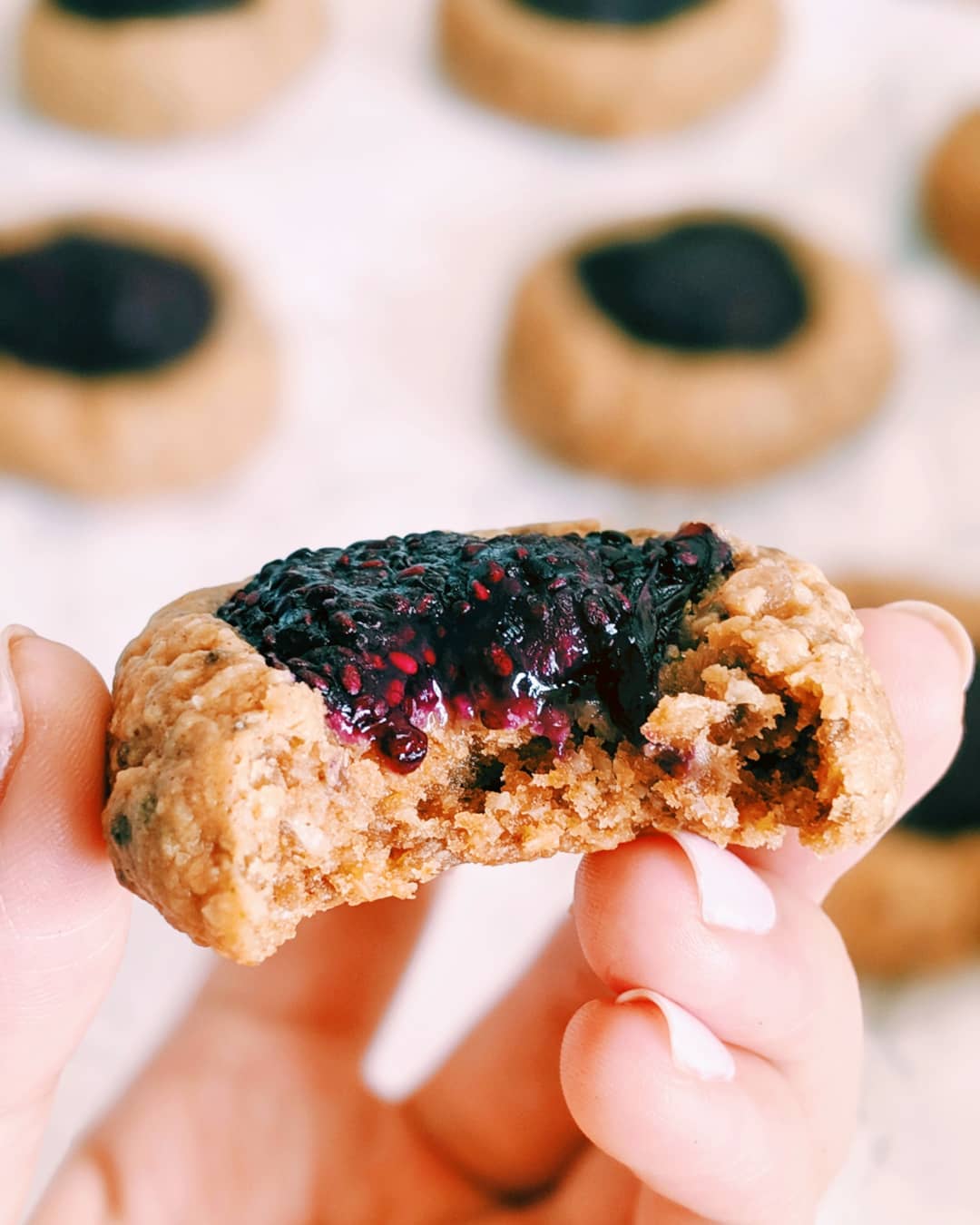 Peanut Butter and Jelly Cookies