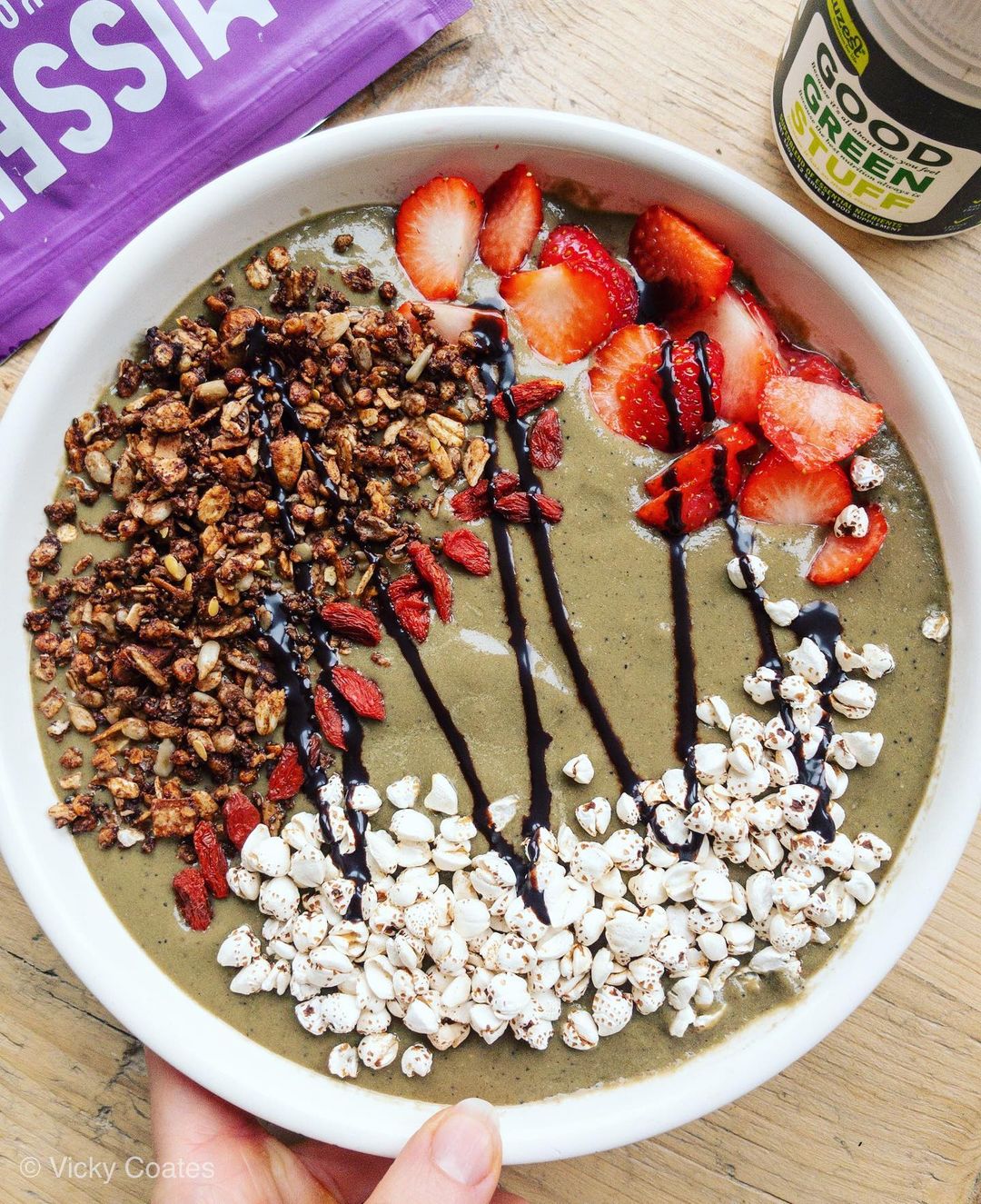 Chocolate Smoothie with Banana and Avocado