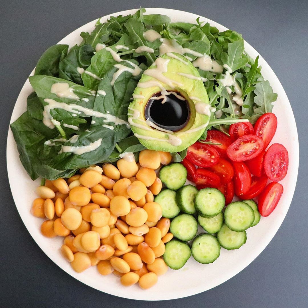 Lupini Bean and Greens Salad