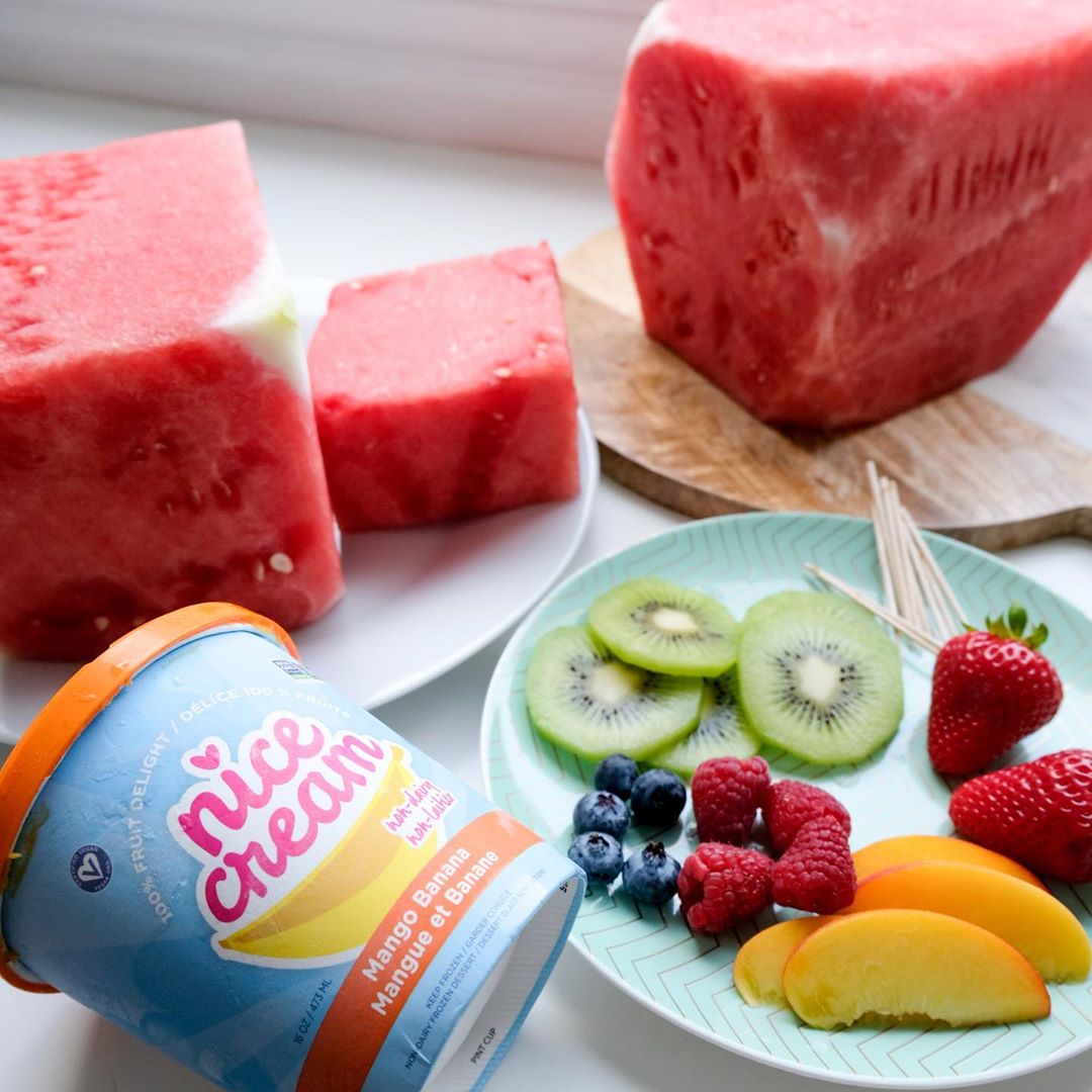 Watermelon Fruit Tiered Cake