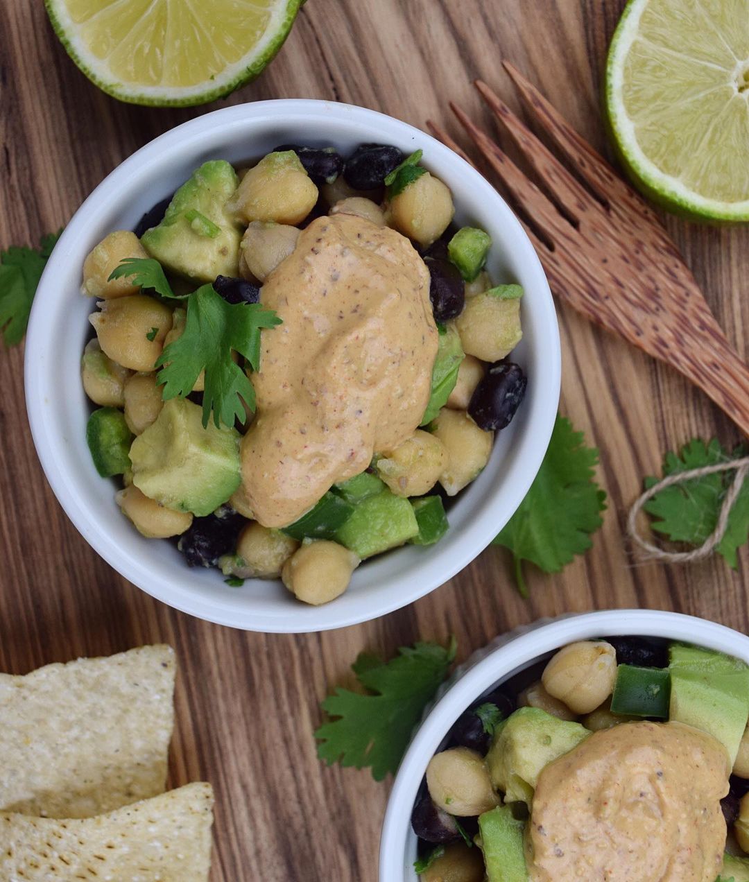 Quick Black Bean and Chickpea Dip