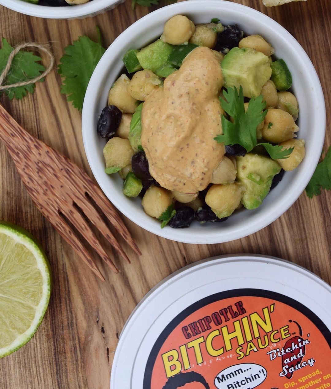Quick Black Bean and Chickpea Dip