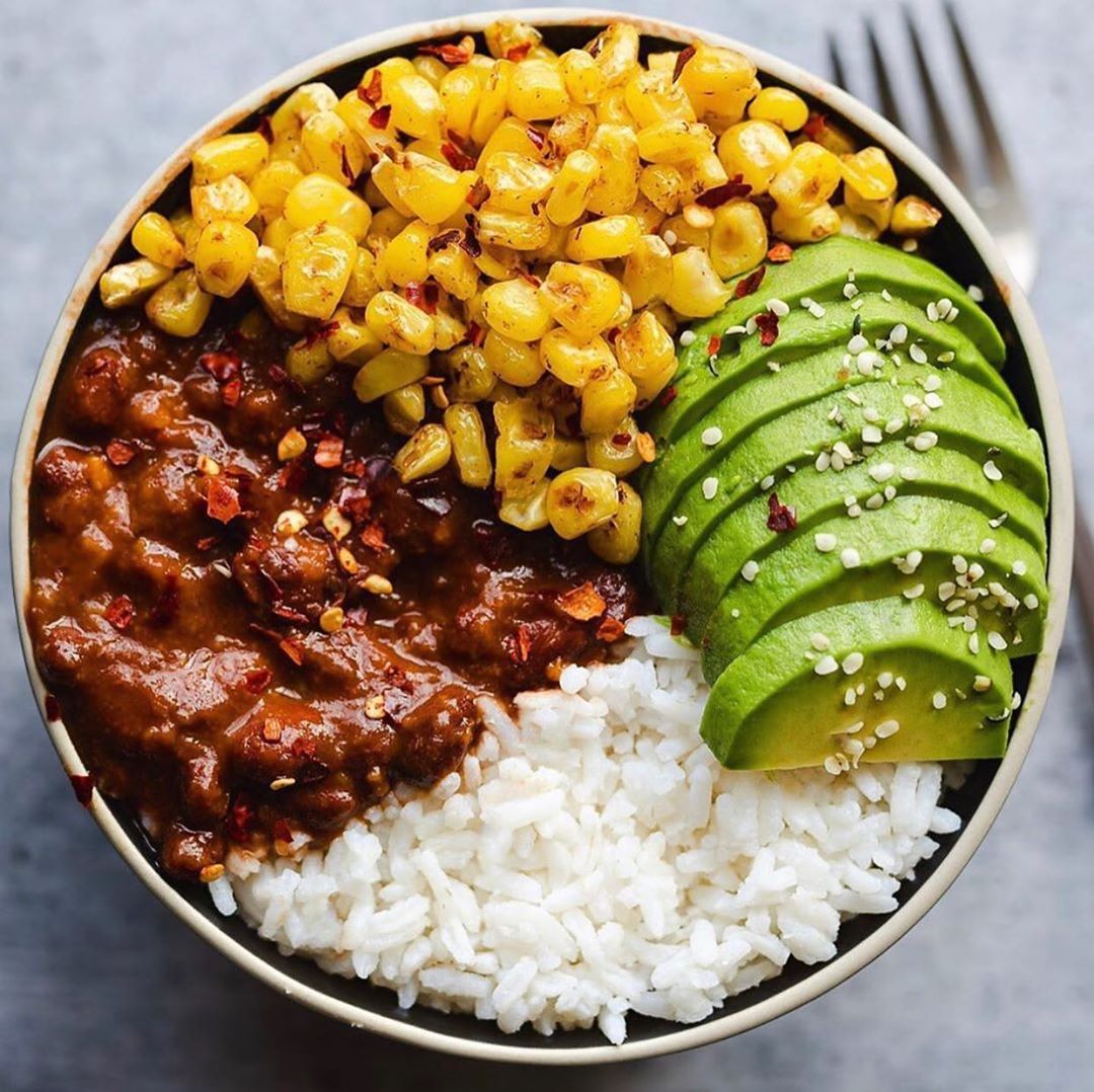 Mexican Black Beans with Chili Lime Corn