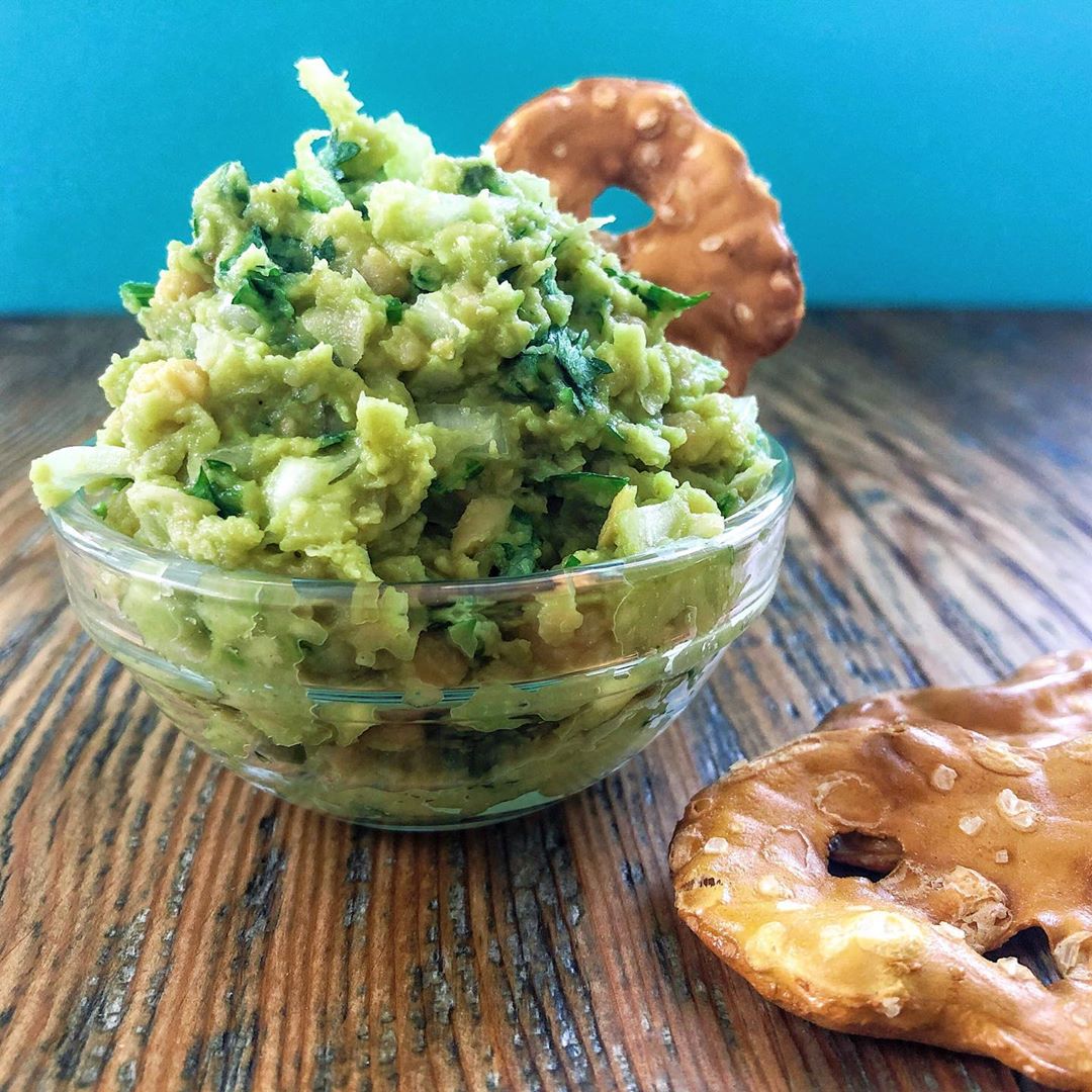 Guacamole Hack with Chickpeas and Avocado