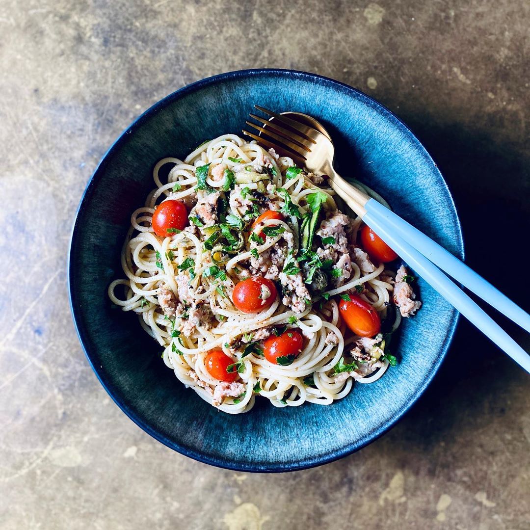 Spicy Sausage&Tomato Pasta