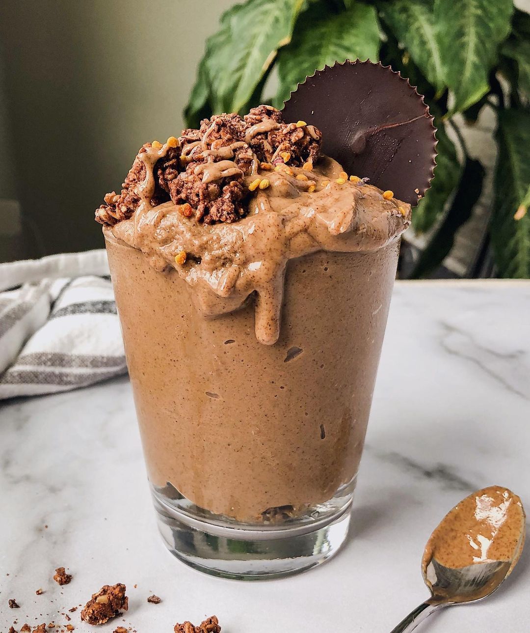 Chocolate Almond Butter Smoothie