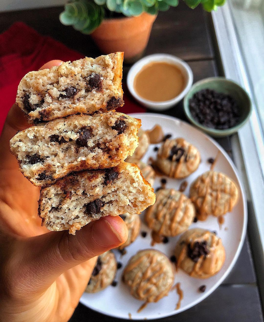 Quick Paleo Pancake Bites with Protein