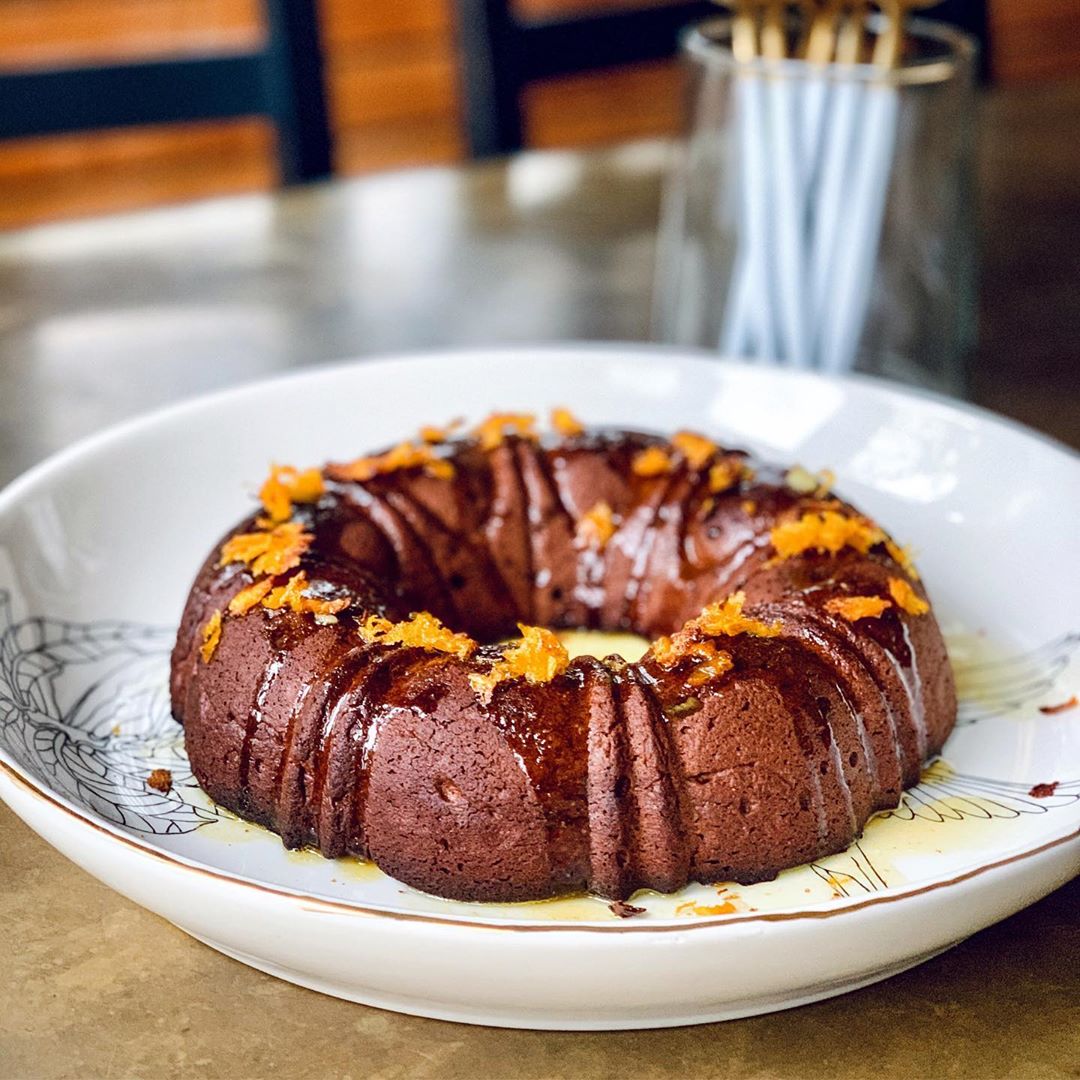 Orange Almond Cake with Syrup