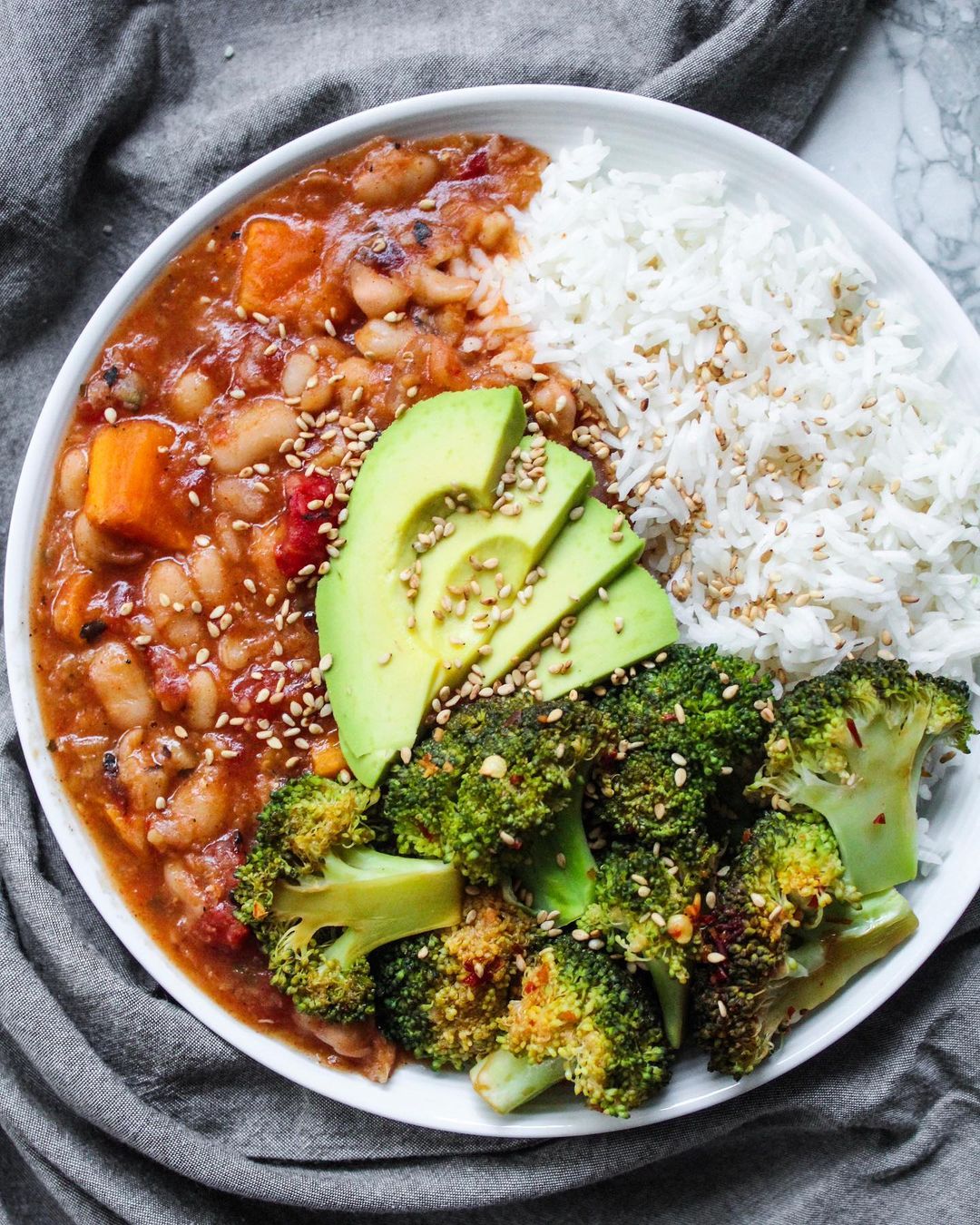 Hearty White Bean Stew with Berbere Seasoning