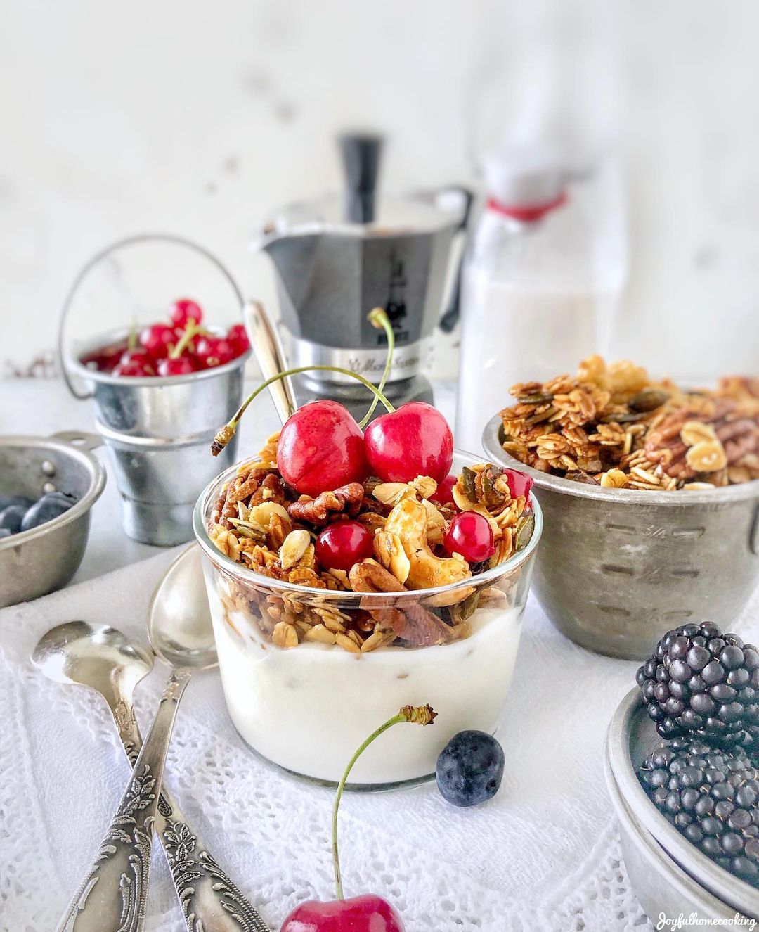 Homemade Granola Breakfast Bowls