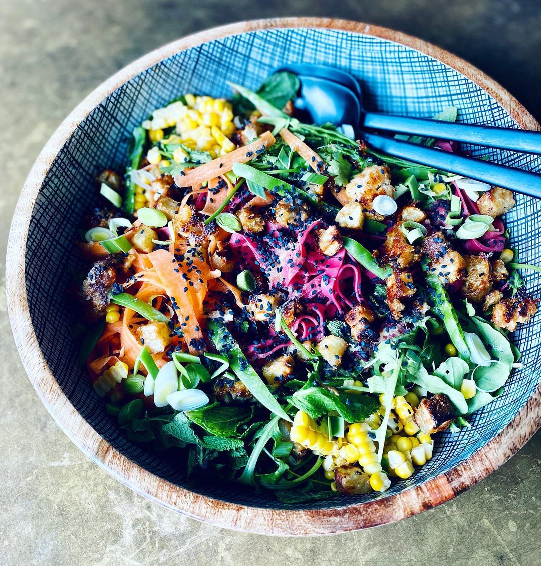 Rainbow Vegetable and Noodle Bowl