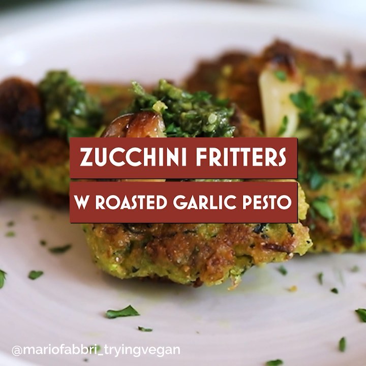 Zucchini Fritters with Chickpea Flour and Algae Oil