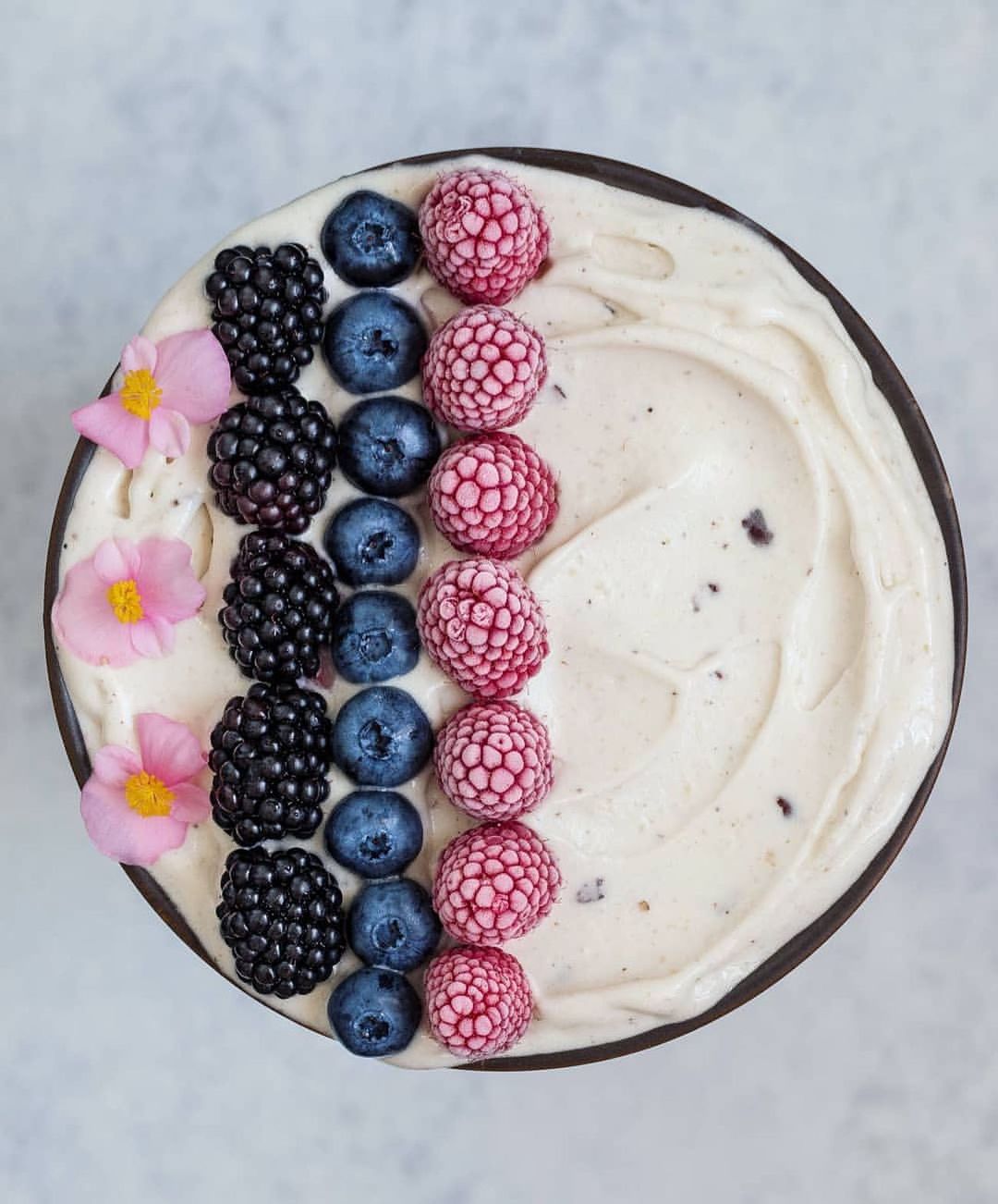Easy Stracciatella Nicecream with Bananas and Cacao Nibs