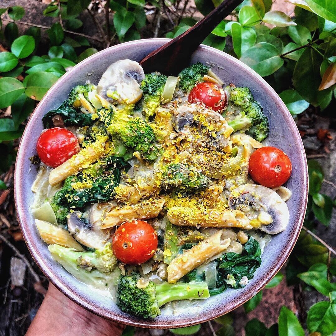 One-Pot Creamy Cauliflower Miso Pasta