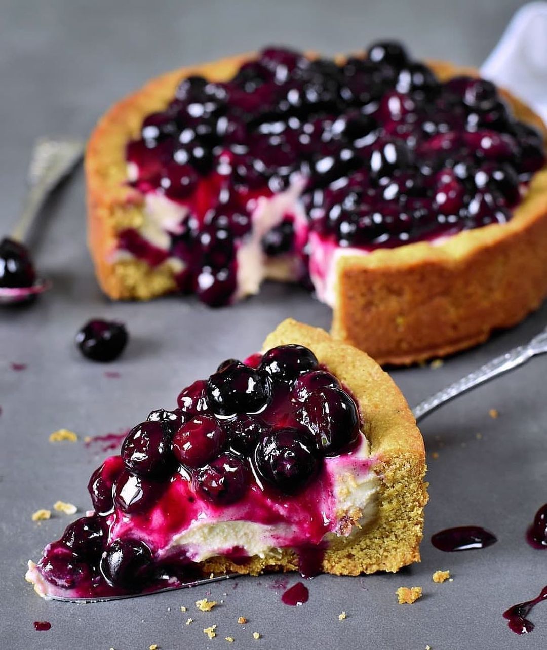 Blueberry Cream Pie Cheesecake