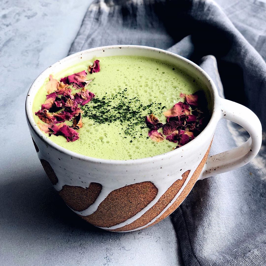 Morning Matcha Latte with Collagen Boost