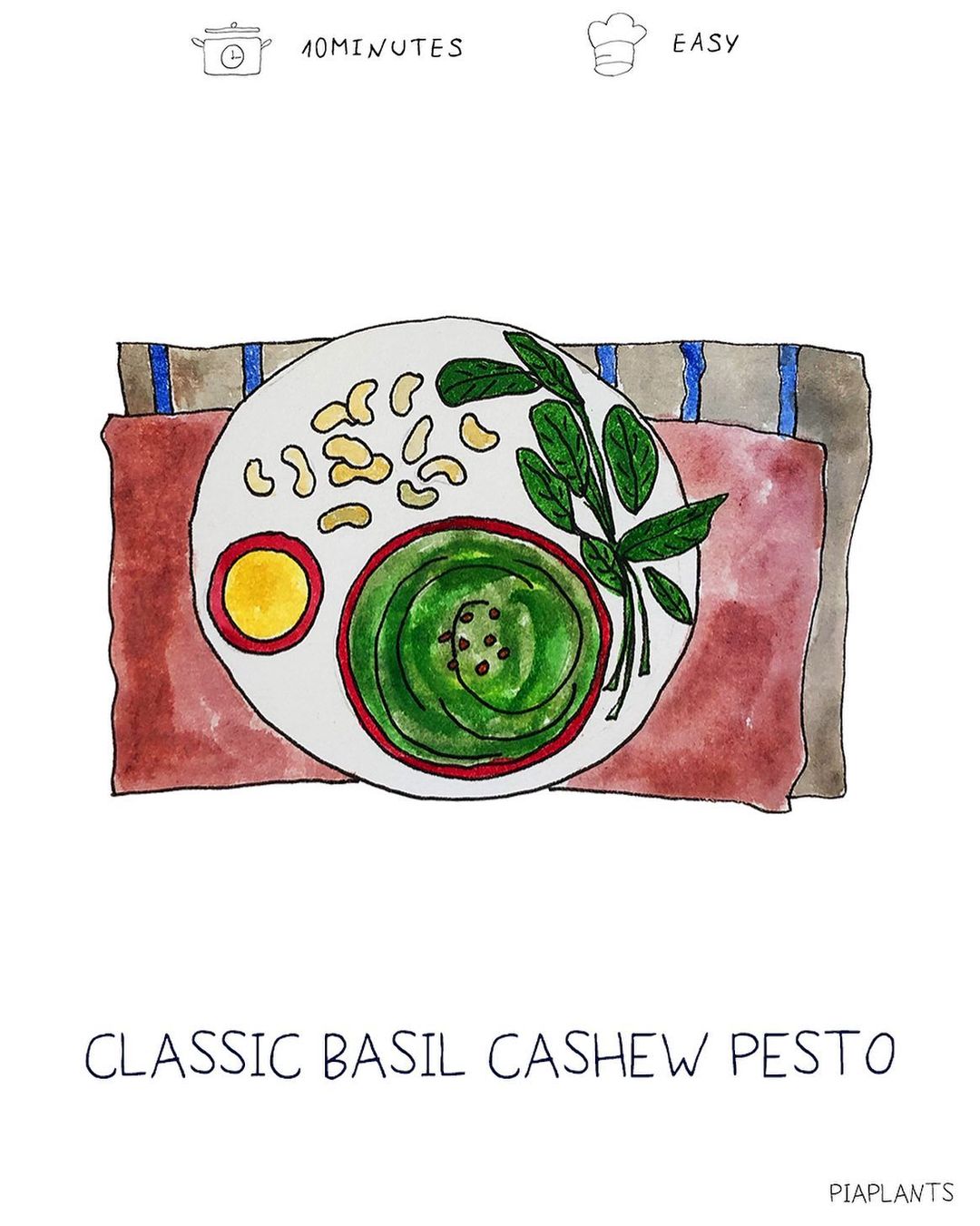 Classic Basil Cashew Pesto