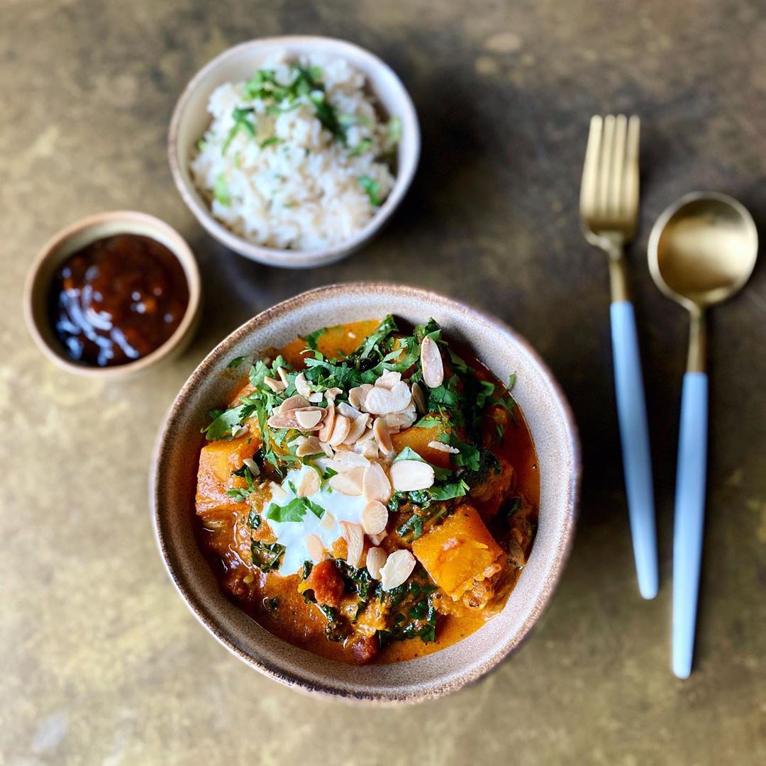 Pumpkin, Turnip, and Kale Curry
