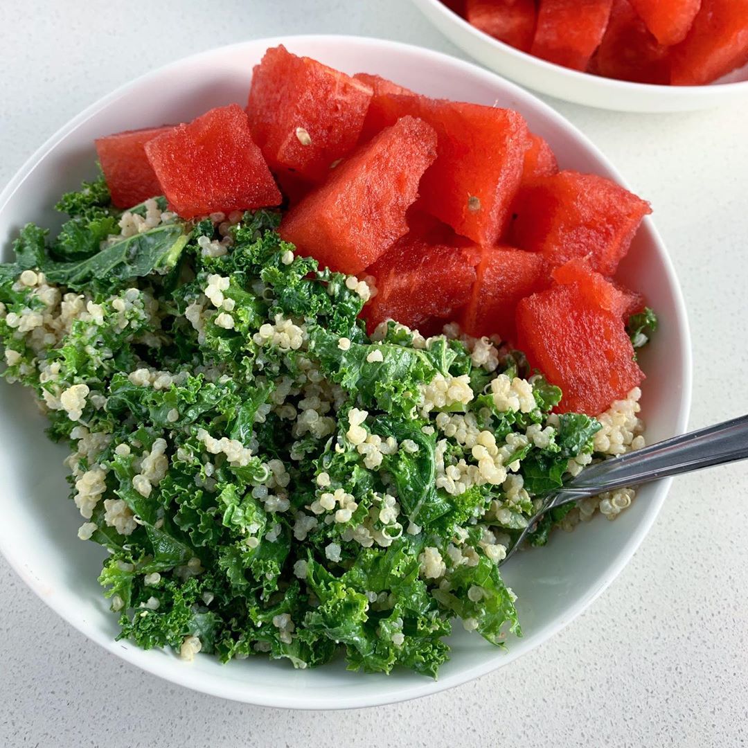 Kale and Quinoa Caesar Salad