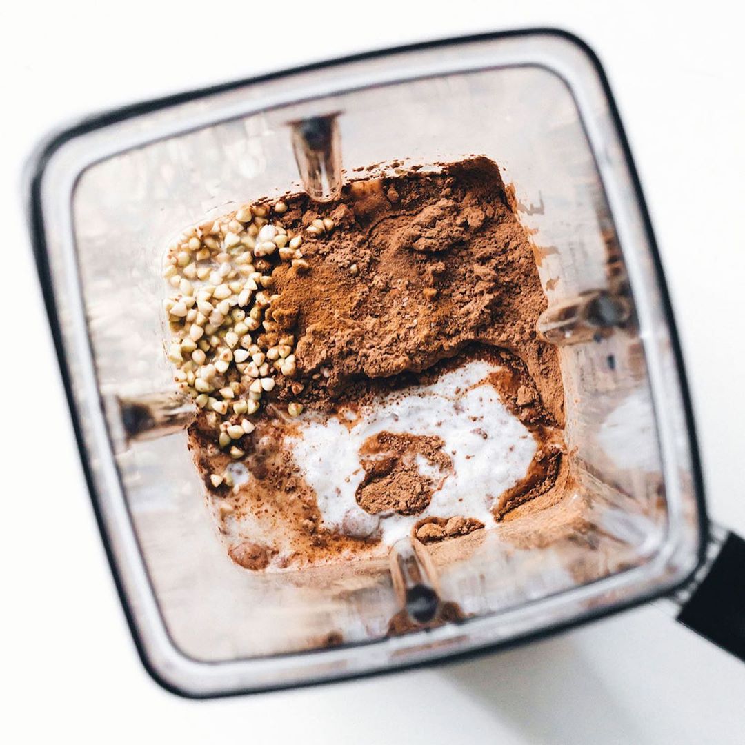 Overnight Chocolate Buckwheat Breakfast Pudding