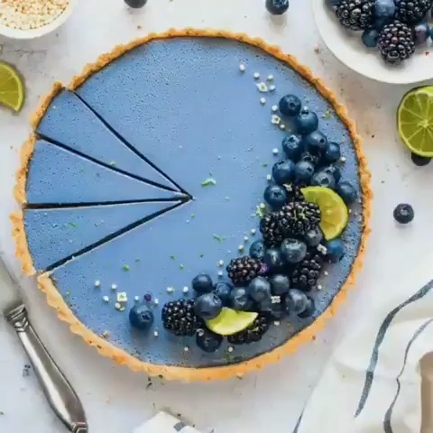 Blueberry Ocean Cake