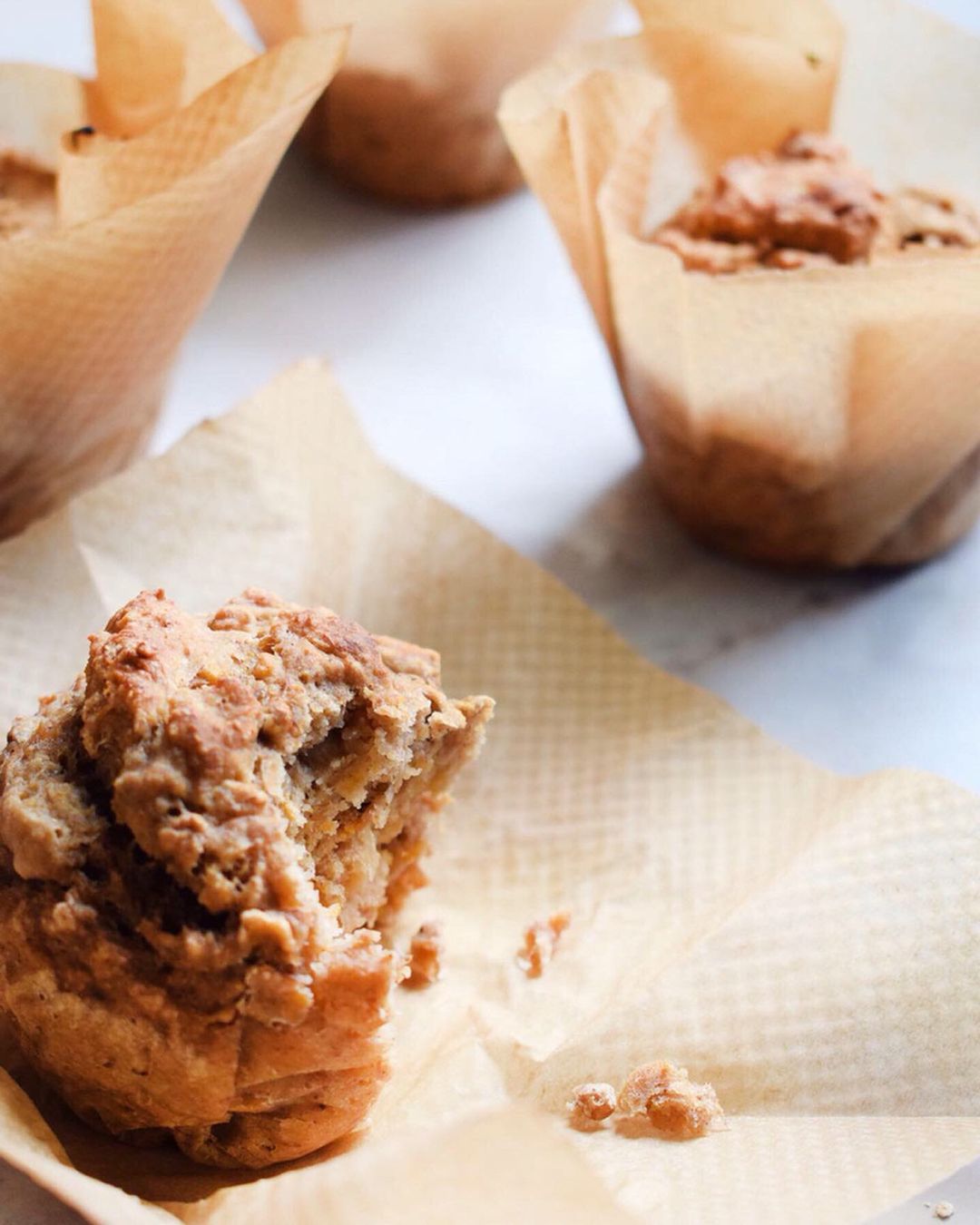 Sweet Potato and Banana Breakfast Muffins
