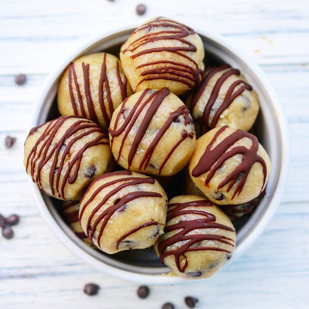 No Bake Gluten-Free Vegan Cookie Dough Bites