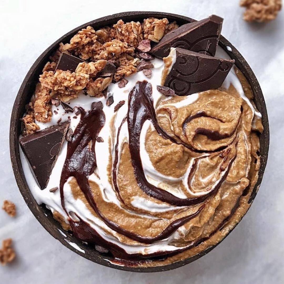 Minty Chocolate Sweet Potato Mousse