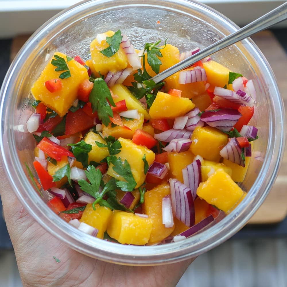 Mango Salsa with Chili and Lime