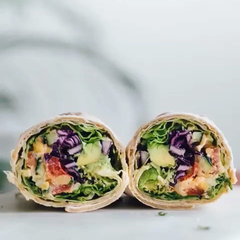 Vegan Tuna Salad Wraps