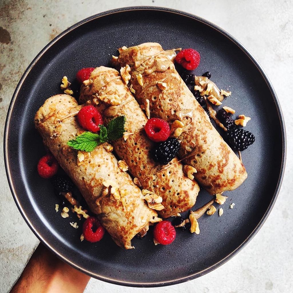 Healthy Breakfast Crepes
