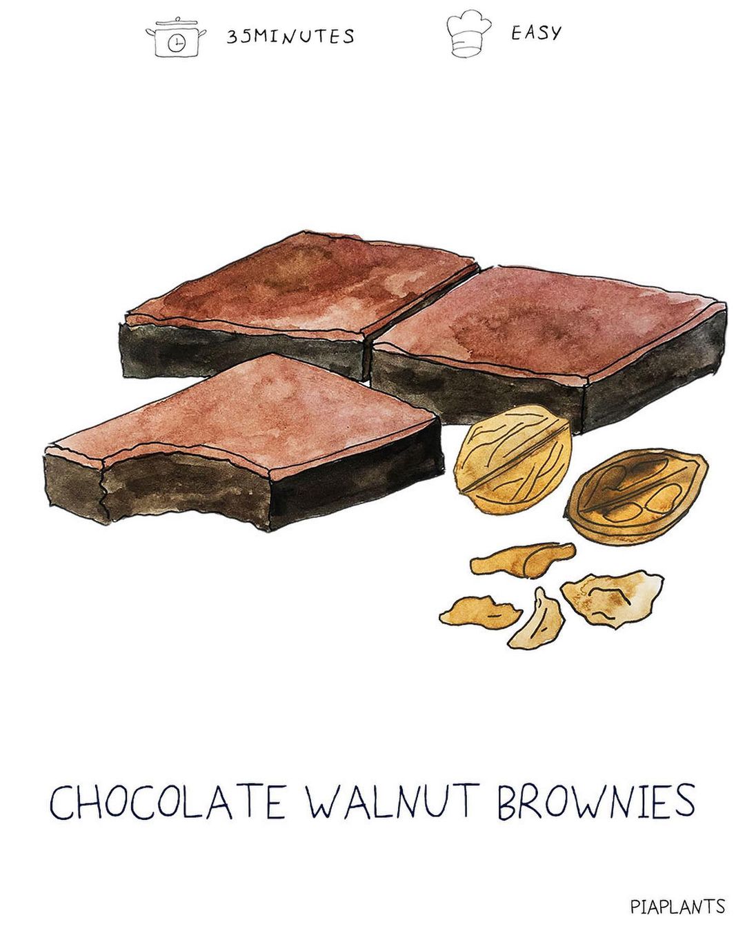Chocolate Walnut Brownies