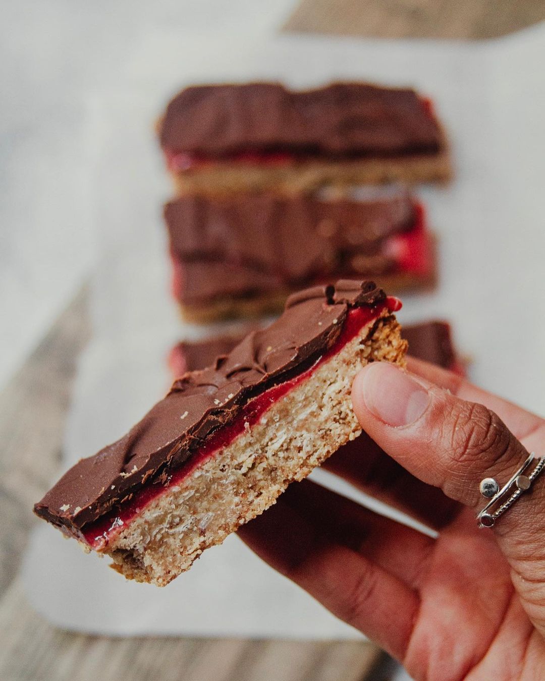 Strawberry Chocolate Bars