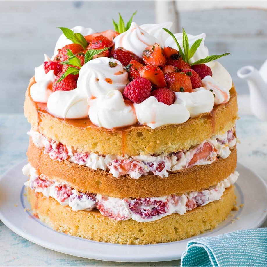 Nutritious Vegan Victoria Sponge Cake