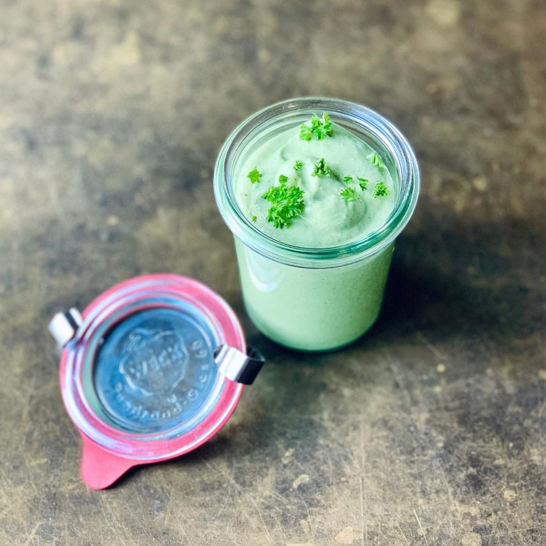 Super Simple Green Tahini Dressing