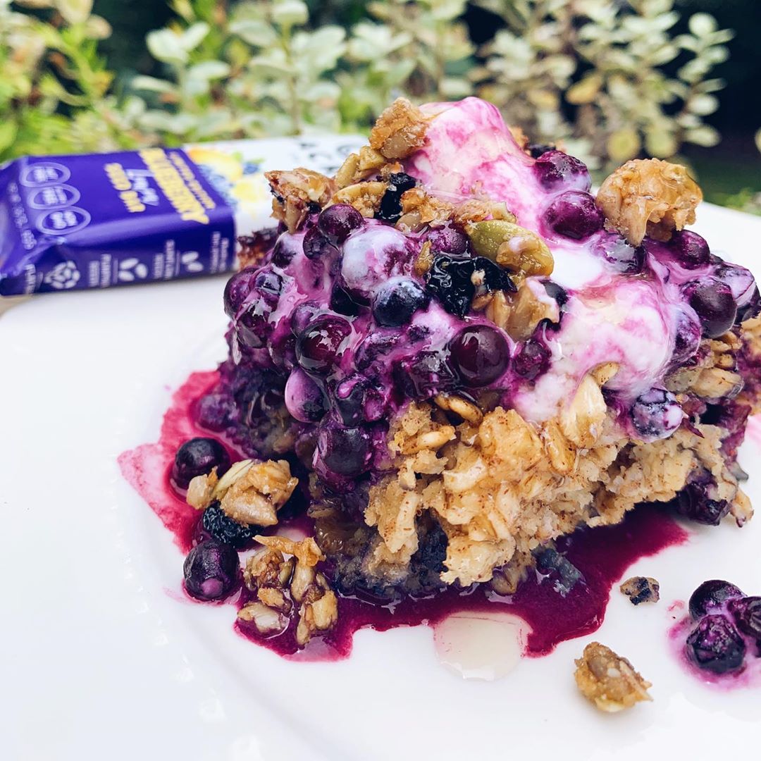 Lemon Blueberry Baked Oatmeal