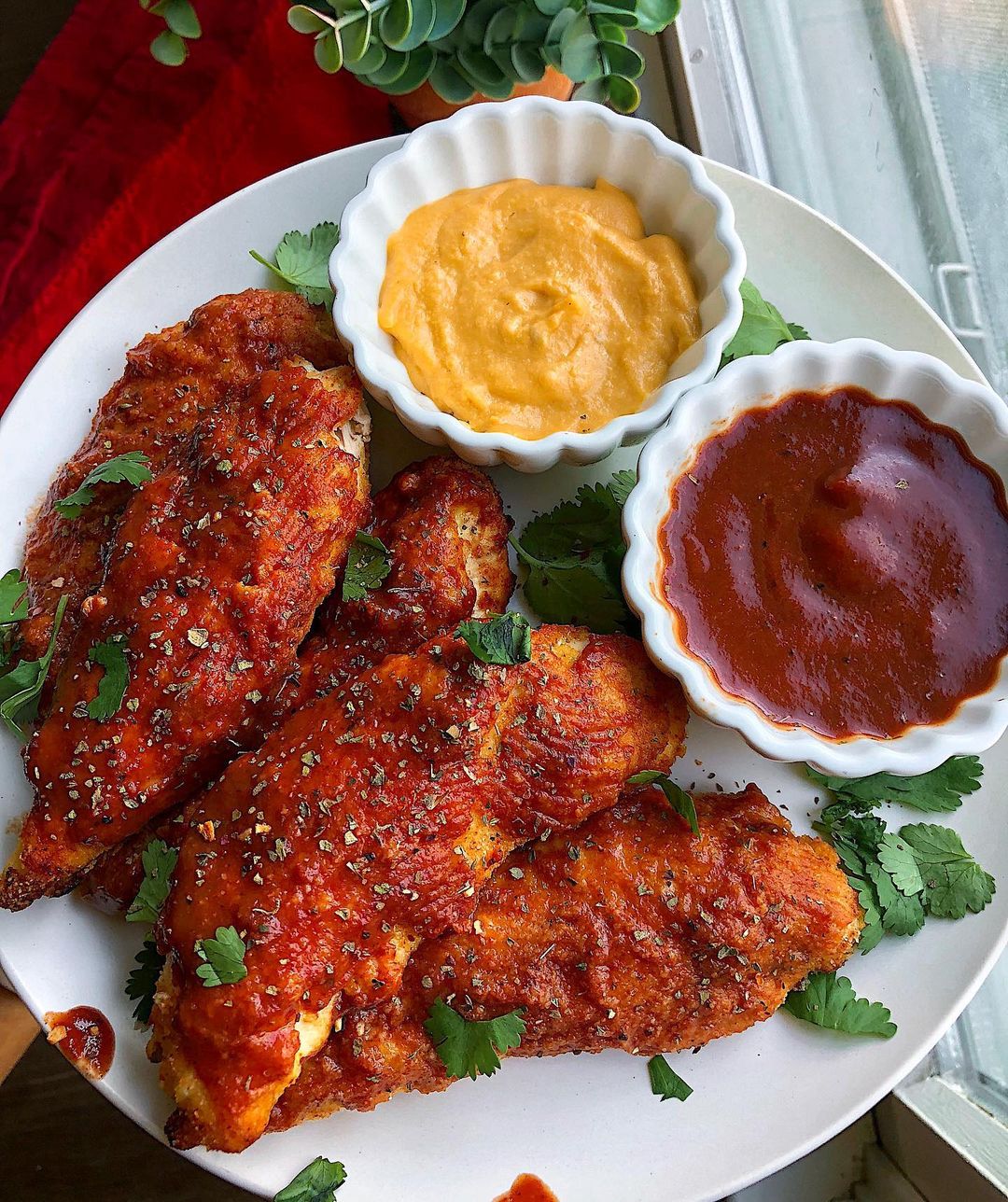 Air Fryer BBQ Chicken Tenders