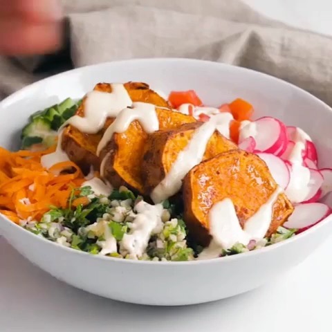 Sweet Potato Buddha Bowl