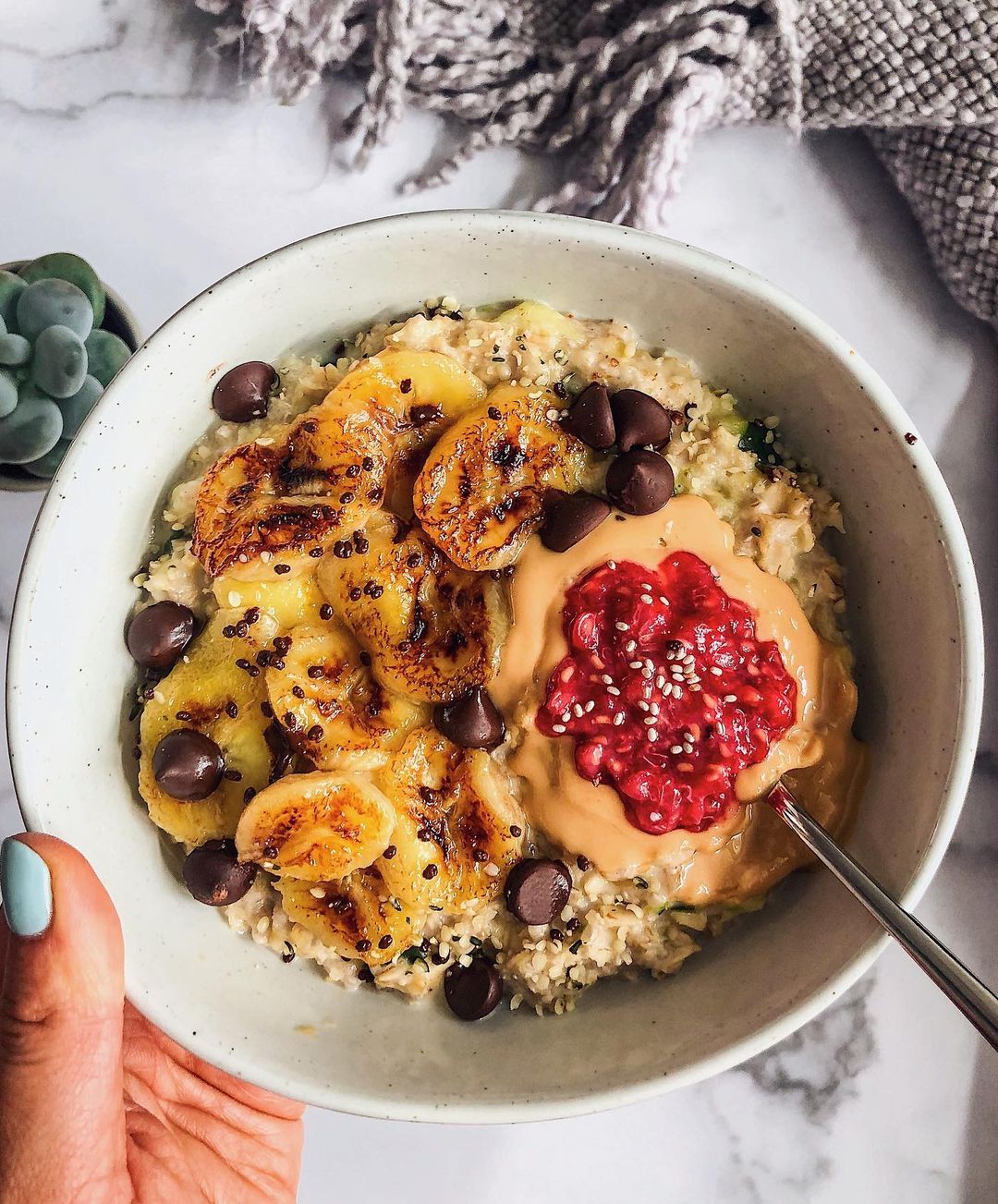 Salted Peanut Butter and Jelly Overnight Oats