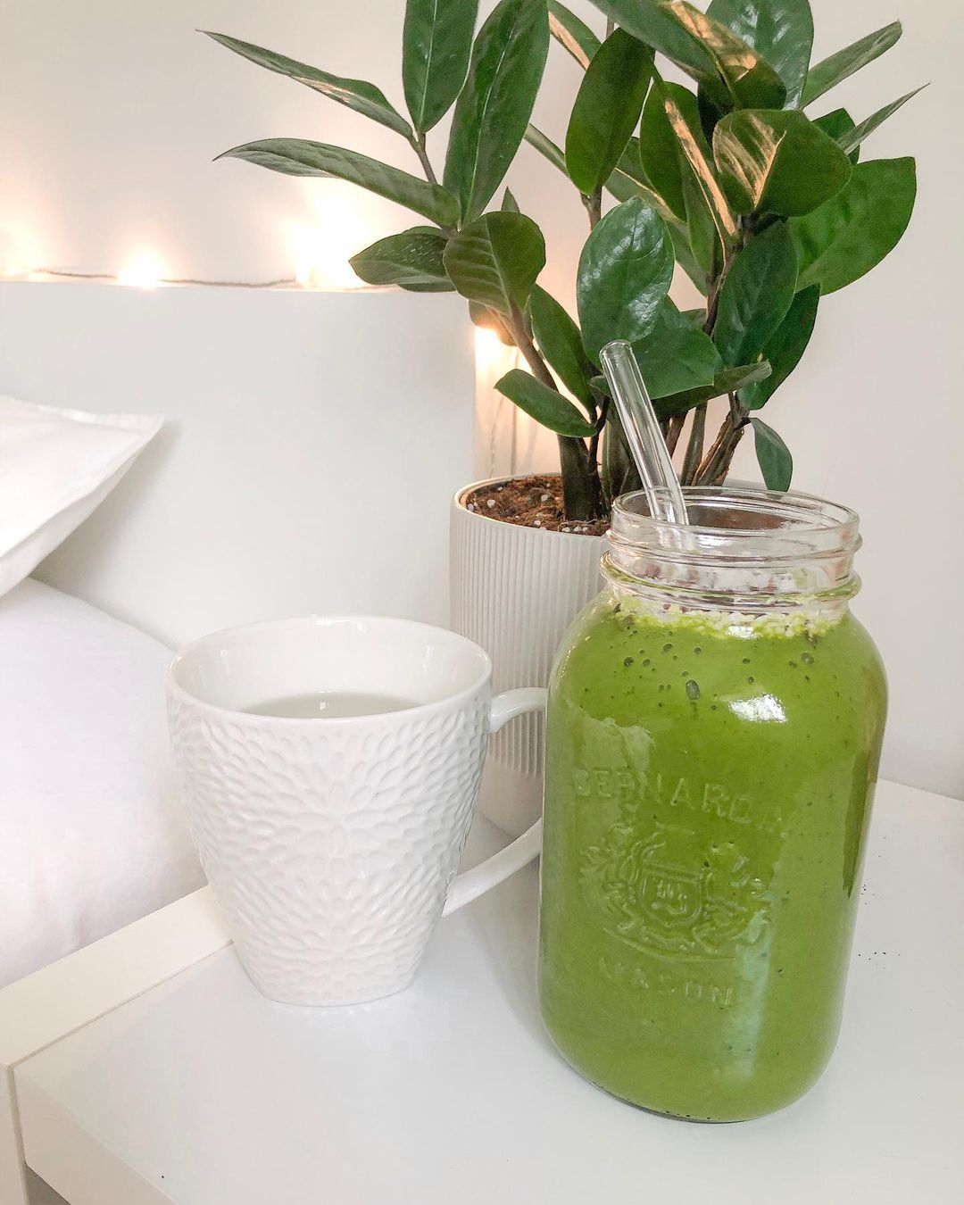 Refreshing Green Smoothie Morning Drink