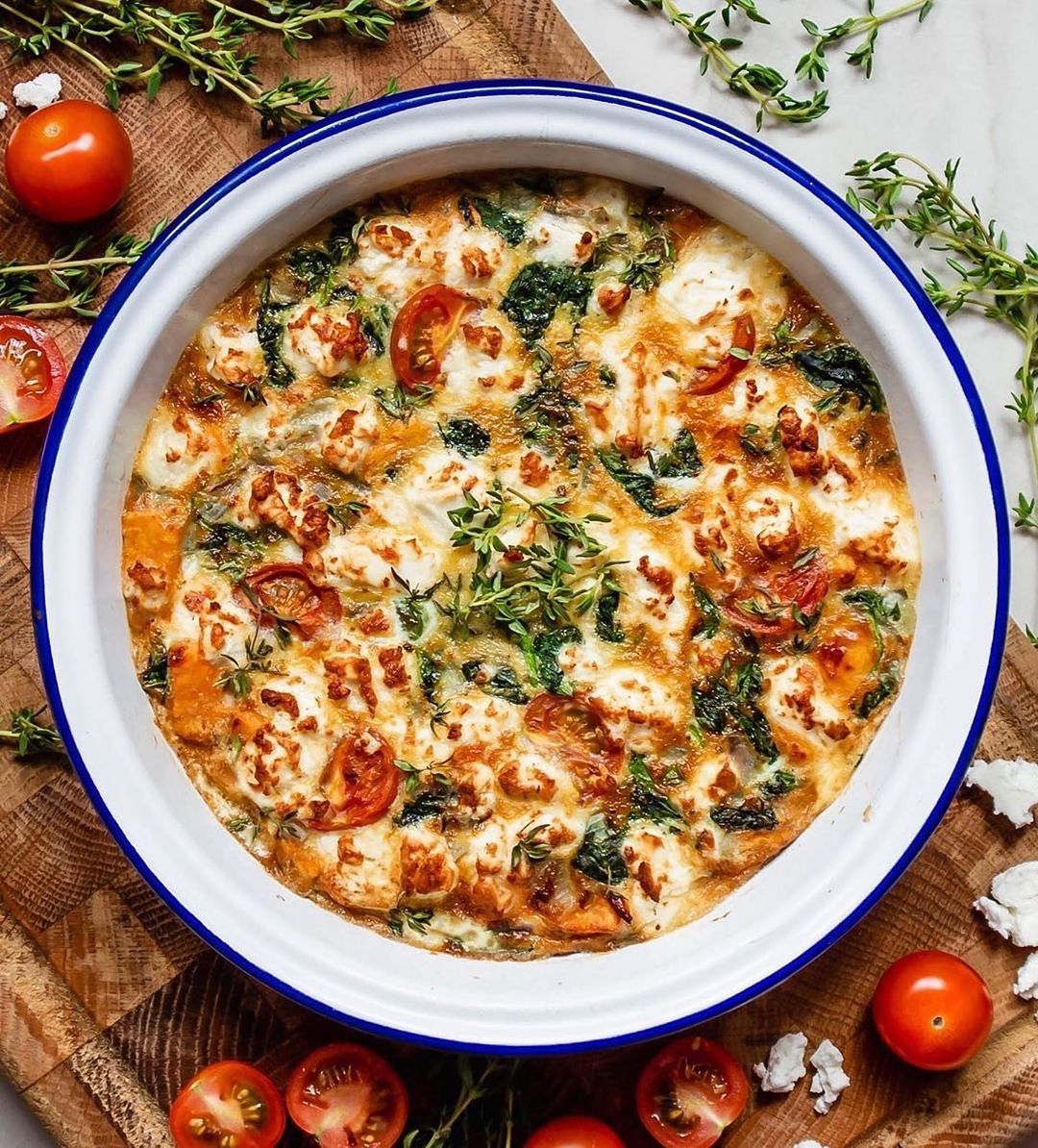 Sweet Potato and Feta Frittata