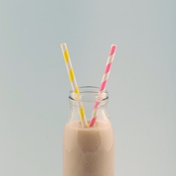 Creamy Cantaloupe Coconut Smoothie with Hemp and Chia